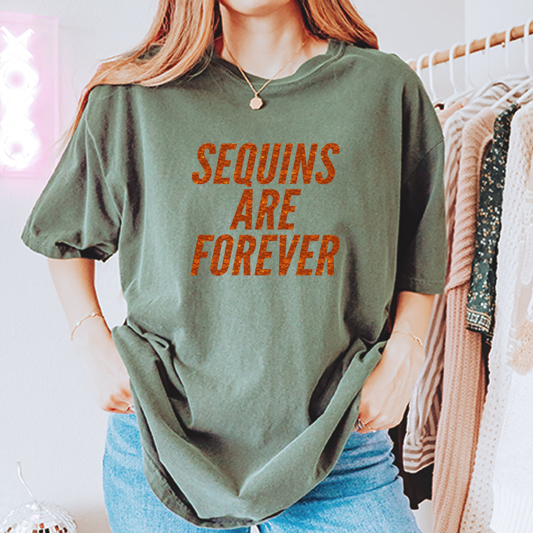 Sequins Are Forever Retro Glam Vintage Soft Unisex T-shirt 