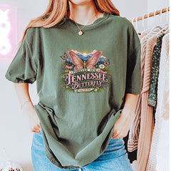 Forever Our Tennessee Butterfly Dolly Vintage Soft Unisex T-shirt 