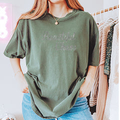 Beautiful Chaos Glitter Music Festival Vintage Soft Unisex T-shirt 
