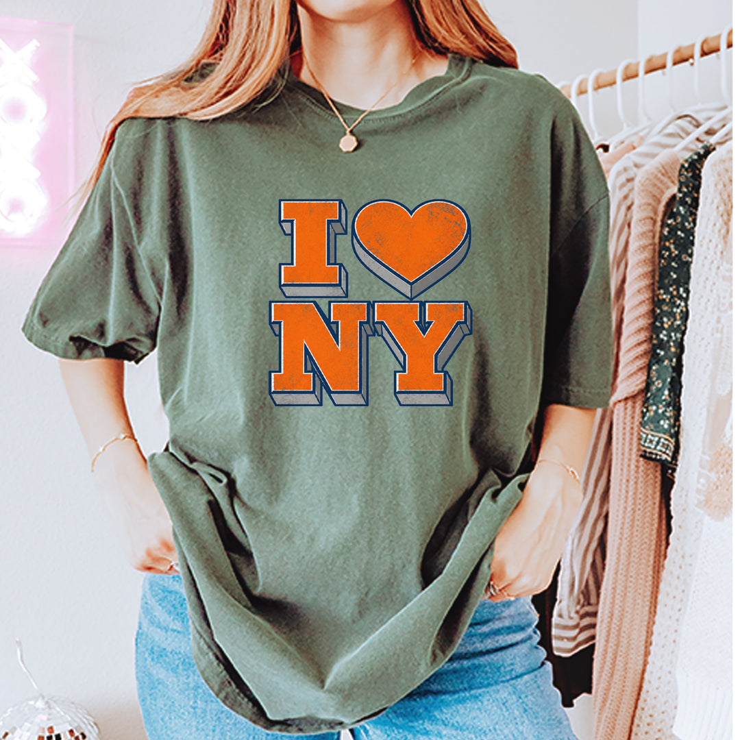 New York City Pride Heart Vintage Soft Unisex T-shirt 