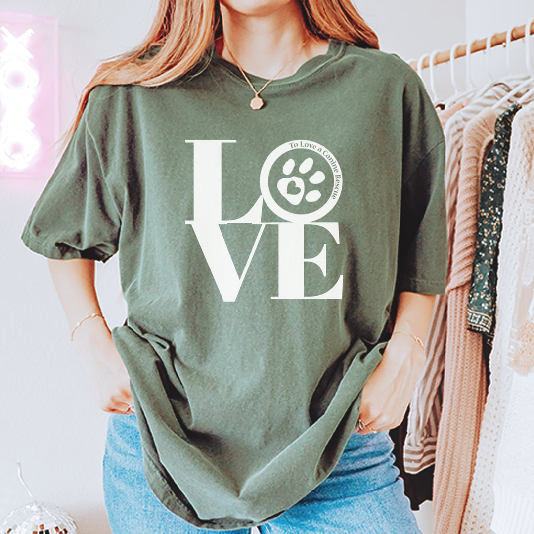 TLC LOVE Dog Rescue Vintage Soft Unisex T-shirt 