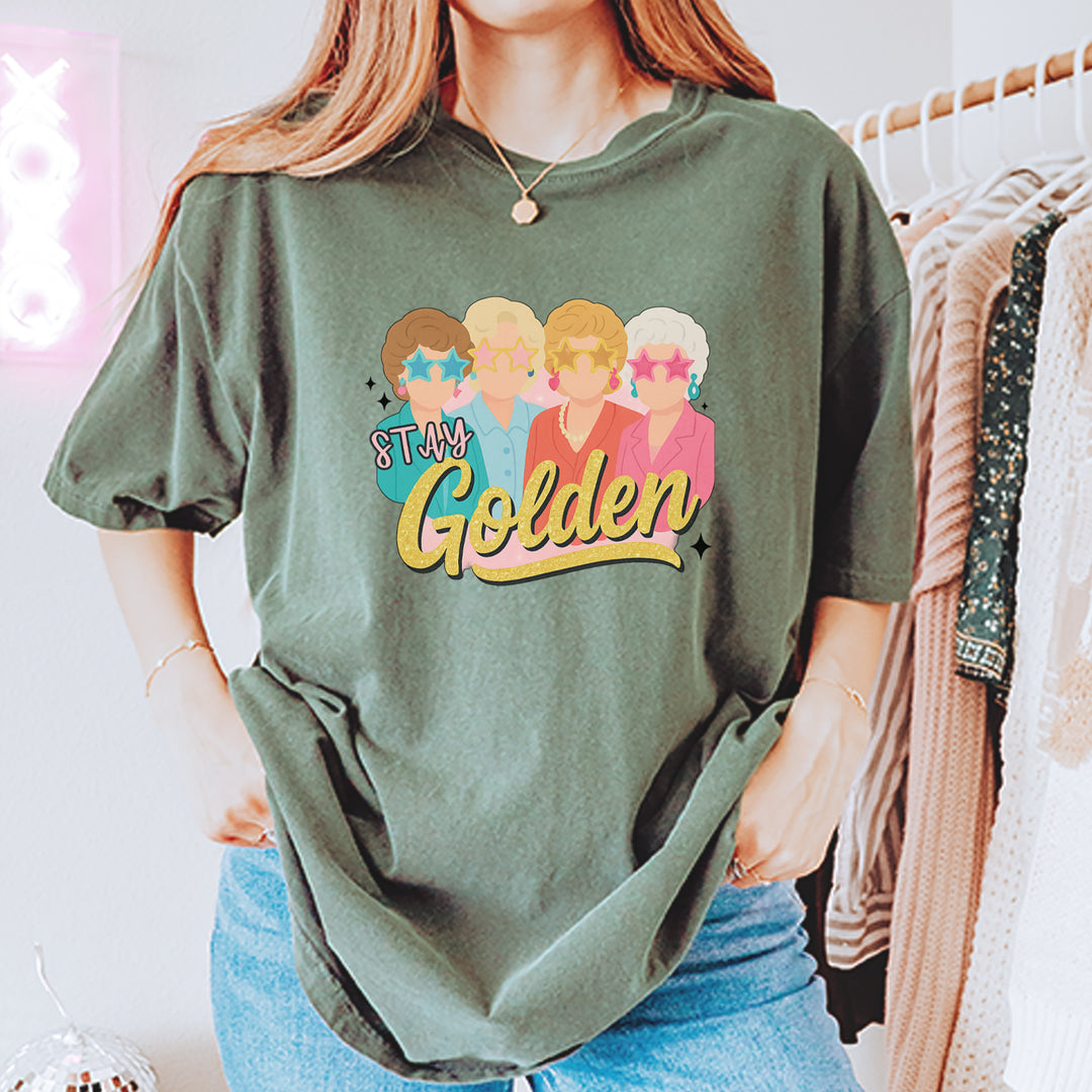 Stay Golden Girls Retro Vintage Soft Unisex T-shirt 