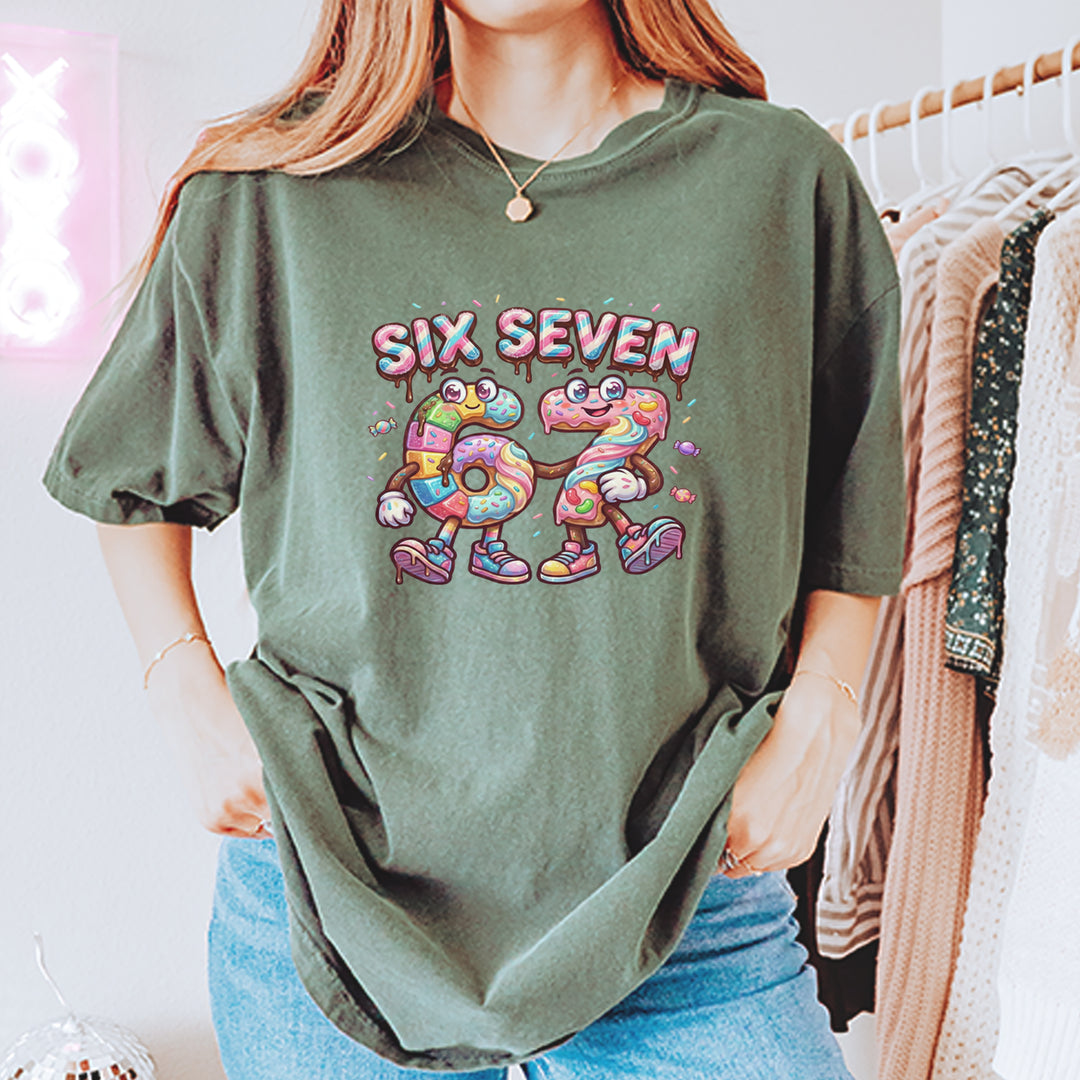 67 Candy Swirl Meme Vintage Soft Unisex T-shirt 