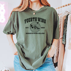 Fourth Wing Basgiath War College Vintage Soft Unisex T-shirt