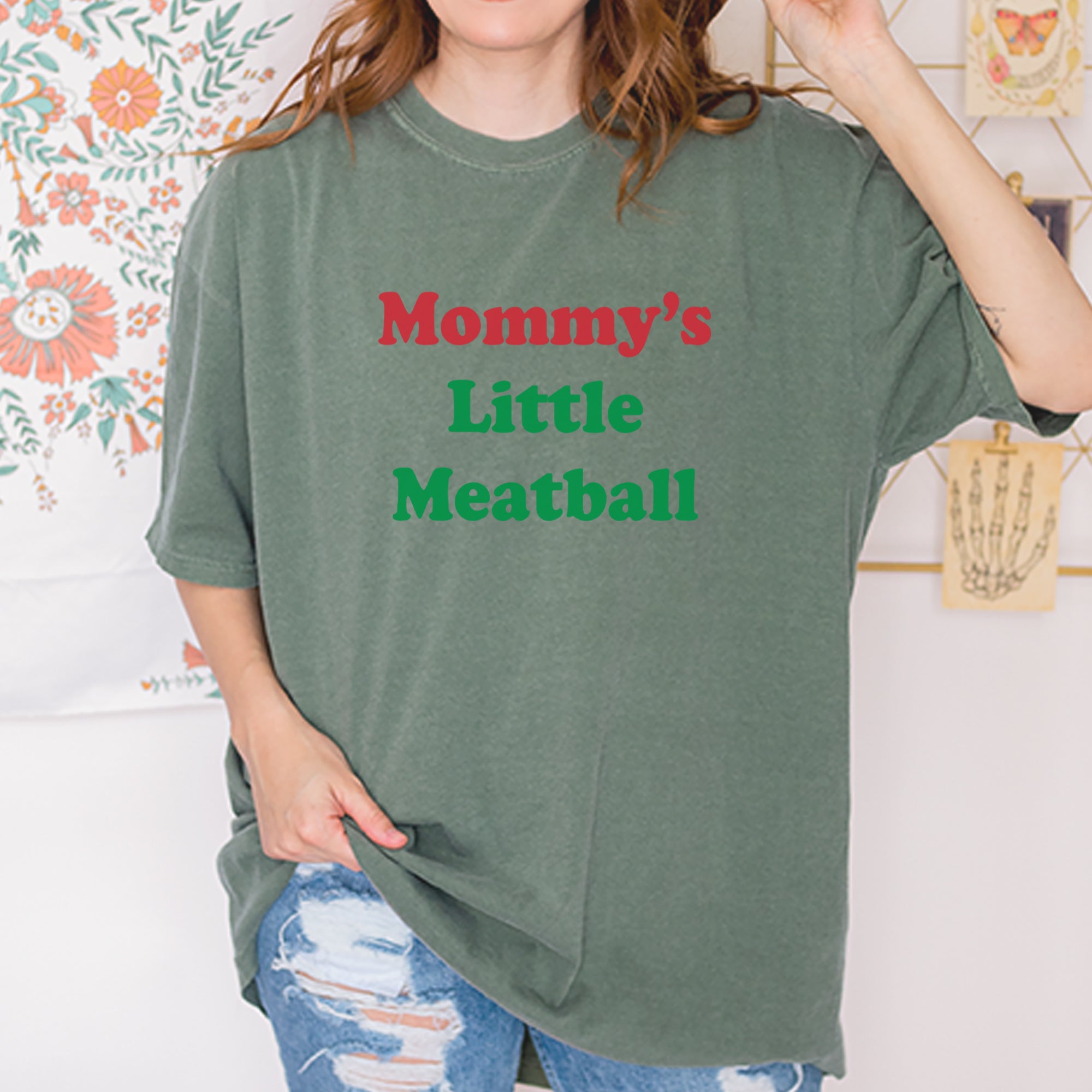 Mommy's Little Meatball Love Island Vintage Soft Unisex T-shirt 
