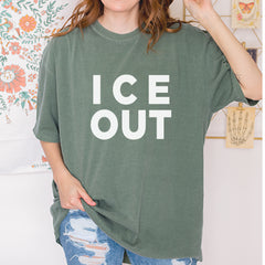 Ice Out Protest Vintage Soft Unisex T-shirt 