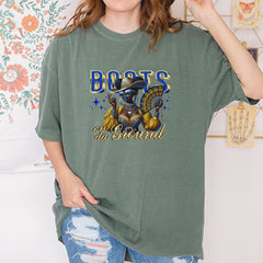 Boots On Da Ground Folding Fan Vintage Soft Unisex T-shirt 