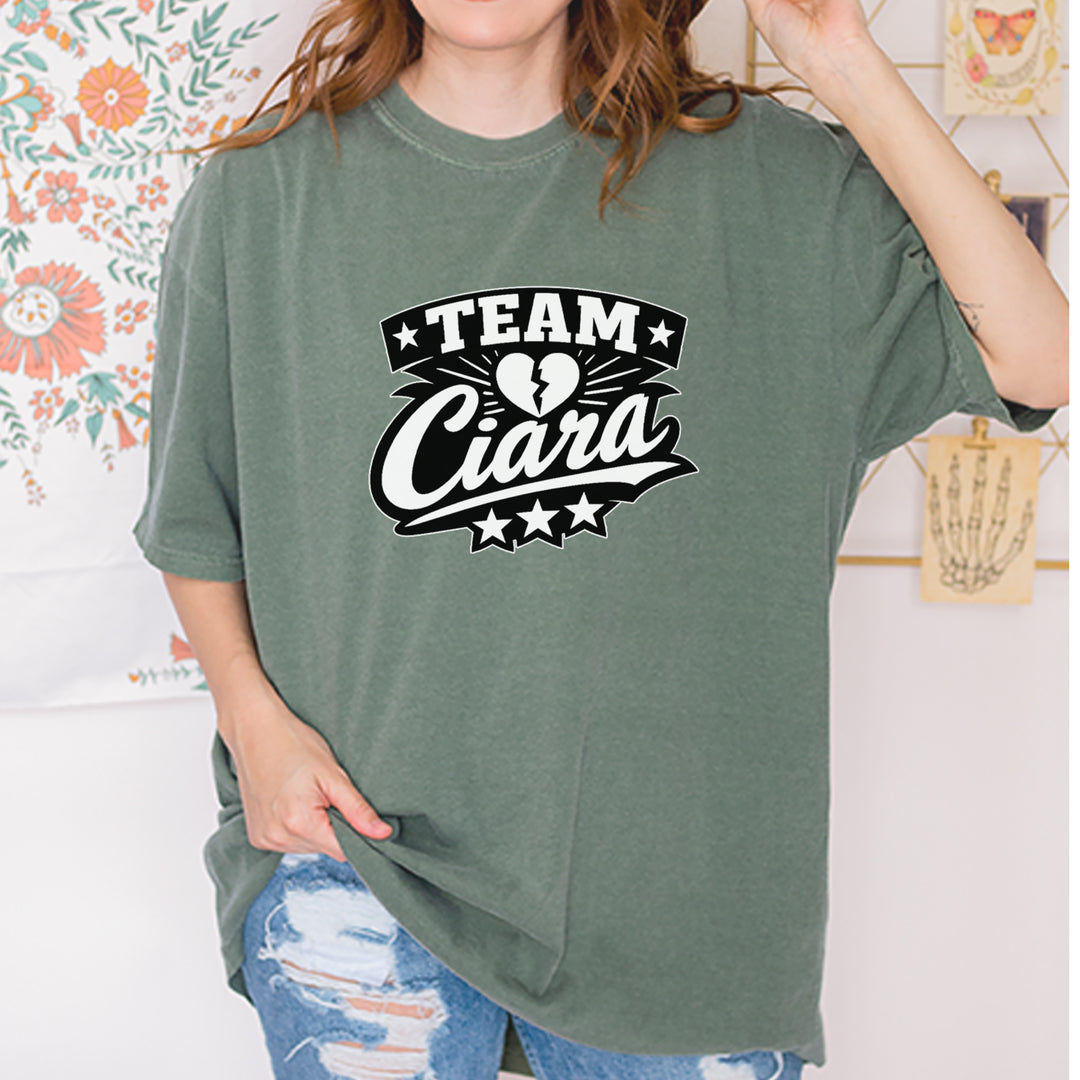 Team Ciara Scamanda Broken Heart Vintage Soft Unisex T-shirt 