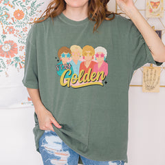 Stay Golden Girls Retro Vintage Soft Unisex T-shirt 
