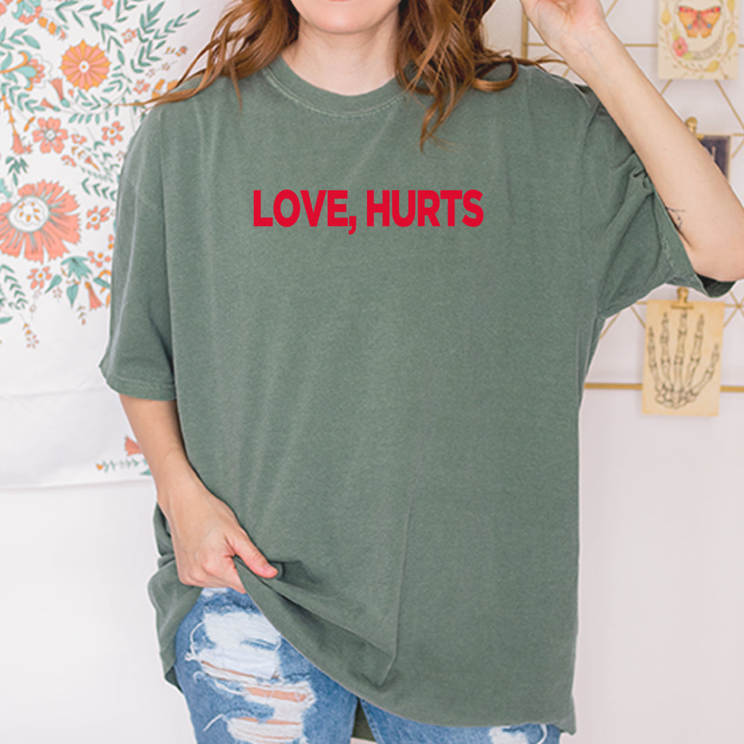 Love Hurts Vintage Soft Unisex T-shirt 
