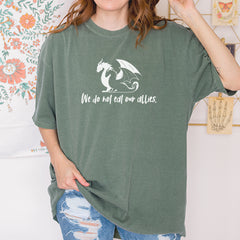 We Do Not Eat Our Allies Fourth Wing Basgiath Vintage Soft Unisex T-shirt 