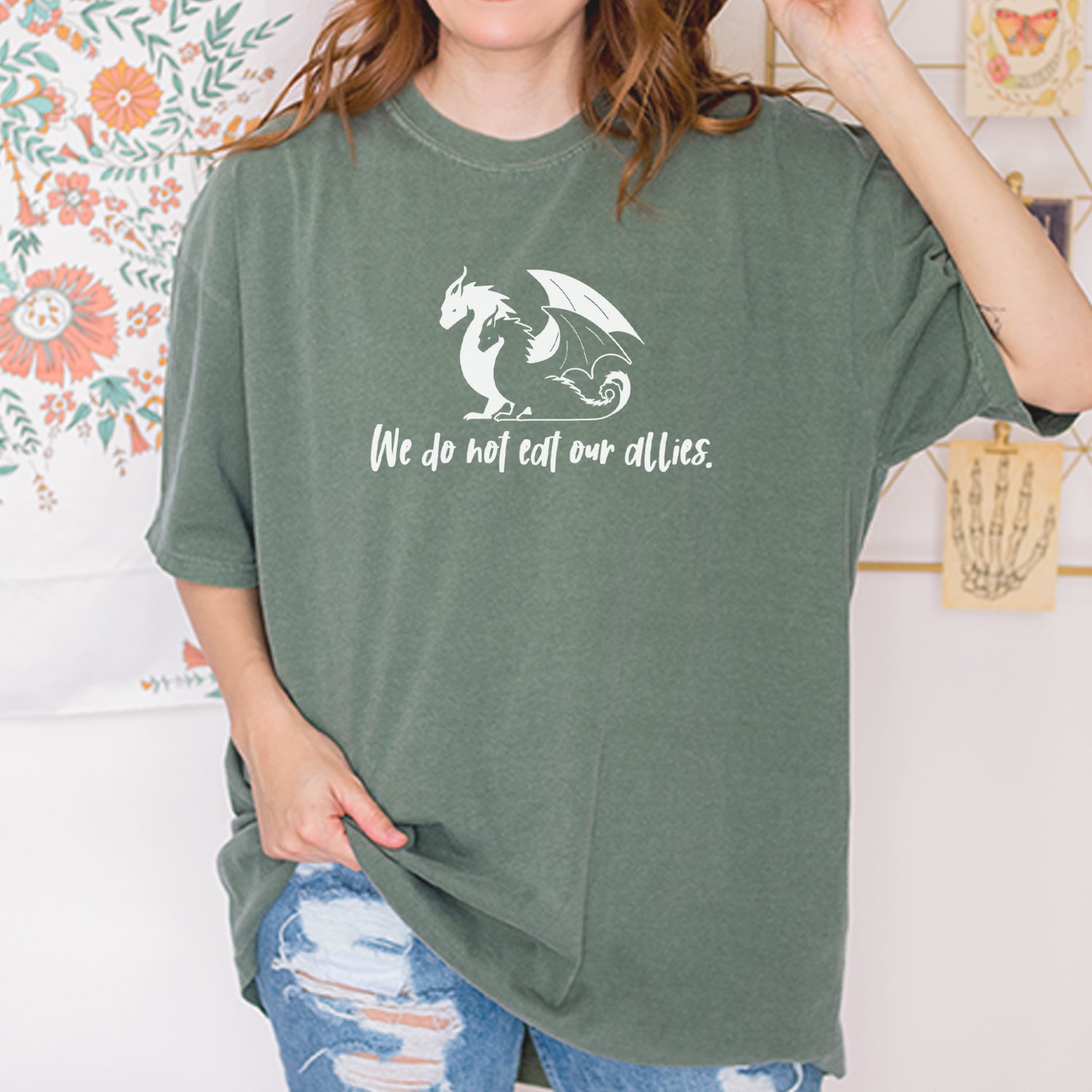 We Do Not Eat Our Allies Fourth Wing Basgiath Vintage Soft Unisex T-shirt 