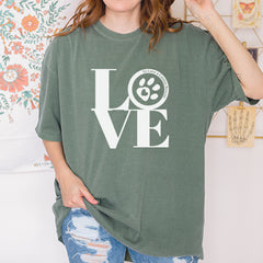 TLC LOVE Dog Rescue Vintage Soft Unisex T-shirt 