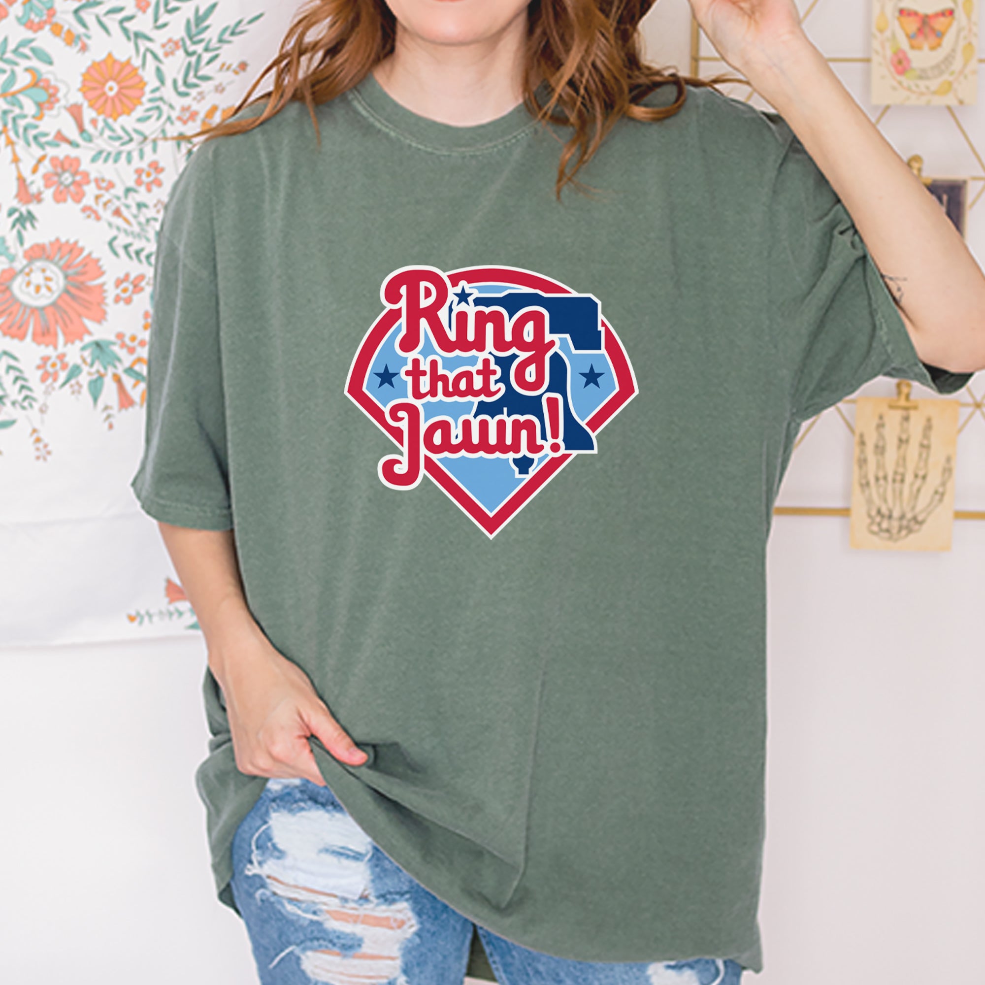 Ring That Jawn Philly Baseball Vintage Soft Unisex T-shirt 