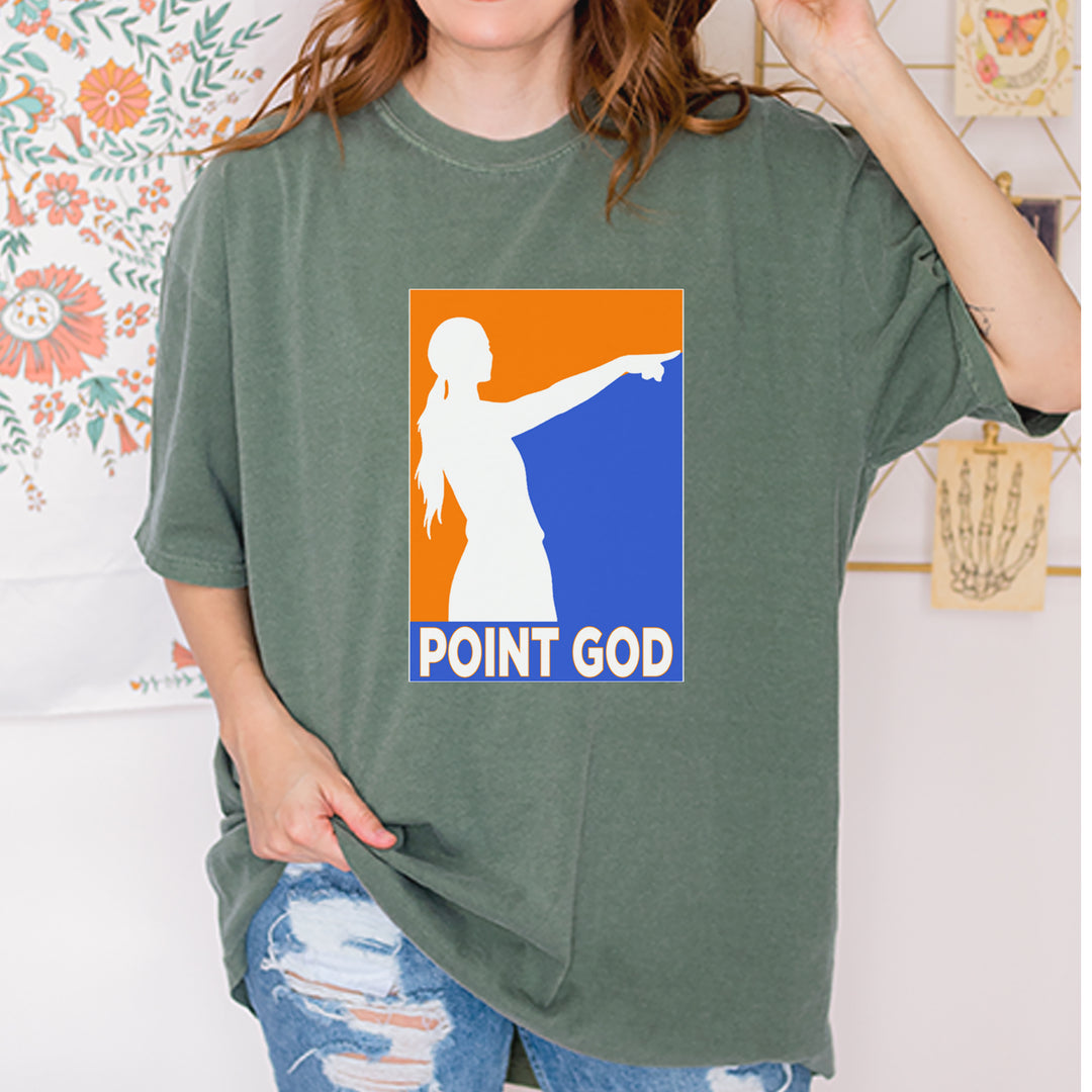 Point God Cunningham Basketball Pointing Meme  Vintage Soft Unisex T-shirt 