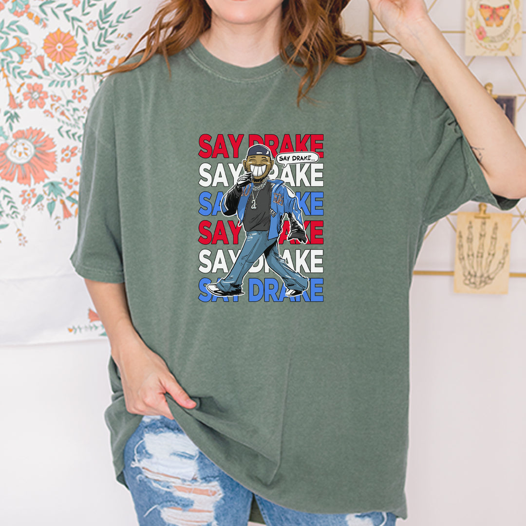 Say Drake Smiling Meme Mustard Vintage Soft Unisex T-shirt 