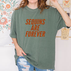 Sequins Are Forever Retro Glam Vintage Soft Unisex T-shirt 
