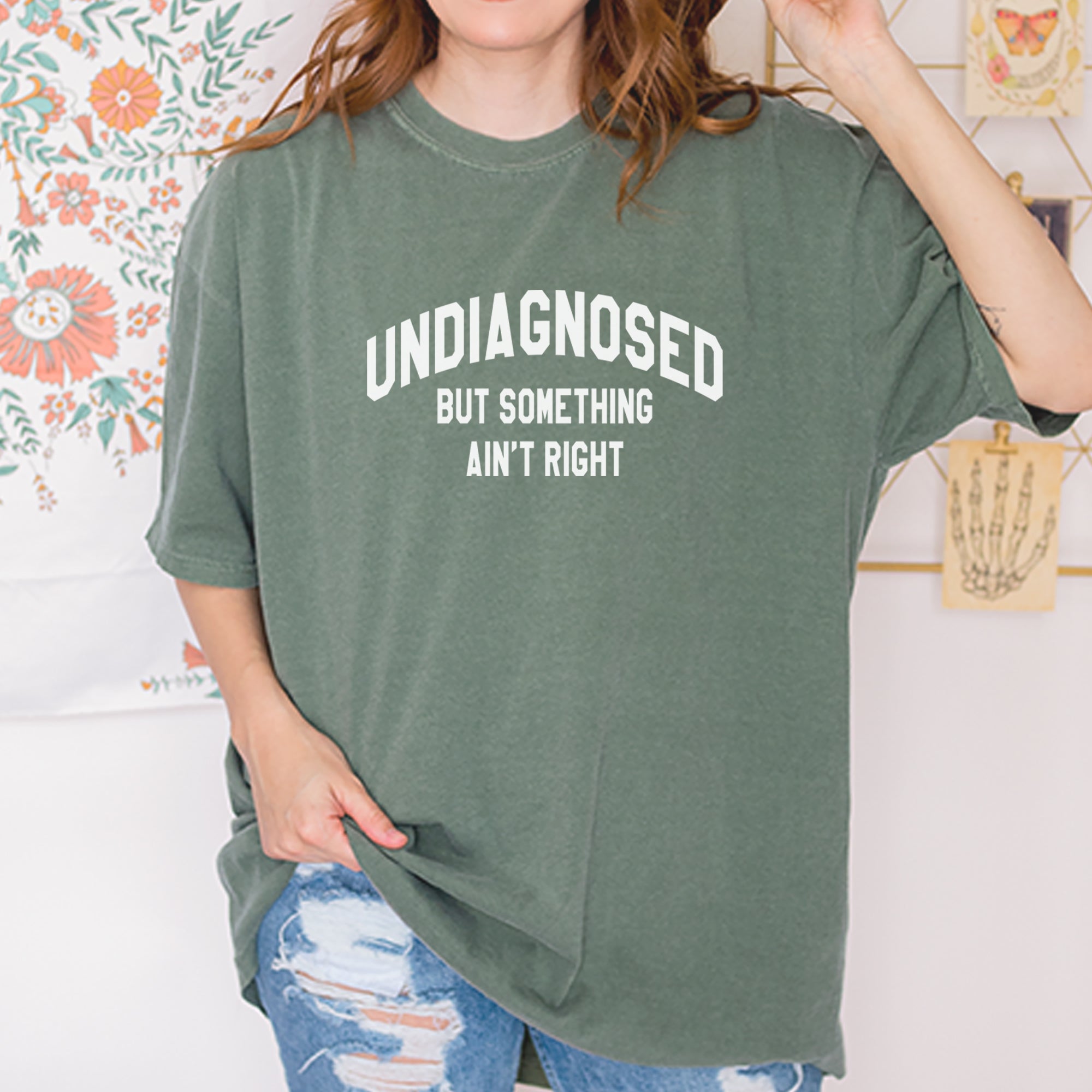 Undiagnosed But Something Ain't Right Vintage Soft Unisex T-shirt 