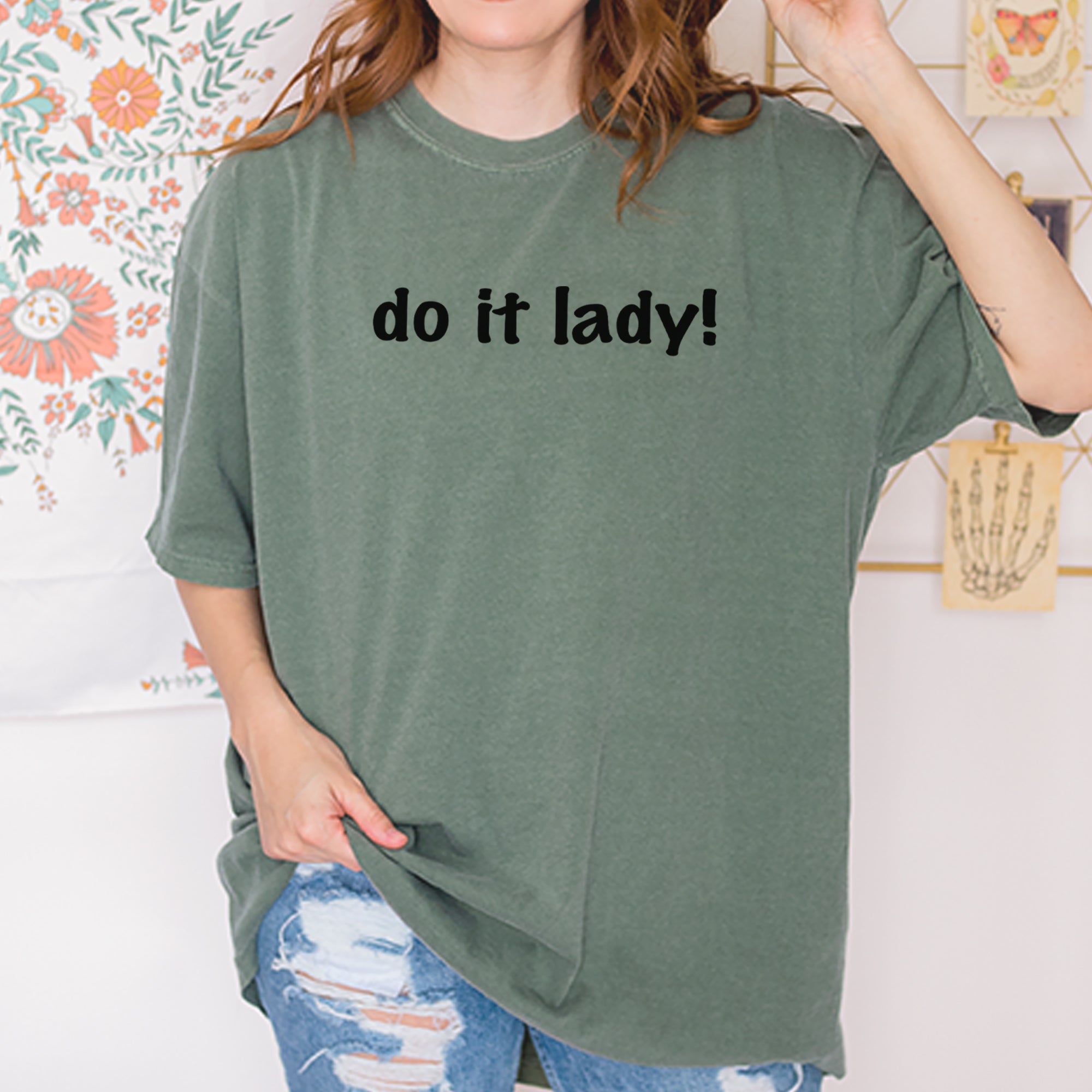 Do It Lady Viral Meme Vintage Soft Unisex T-shirt 
