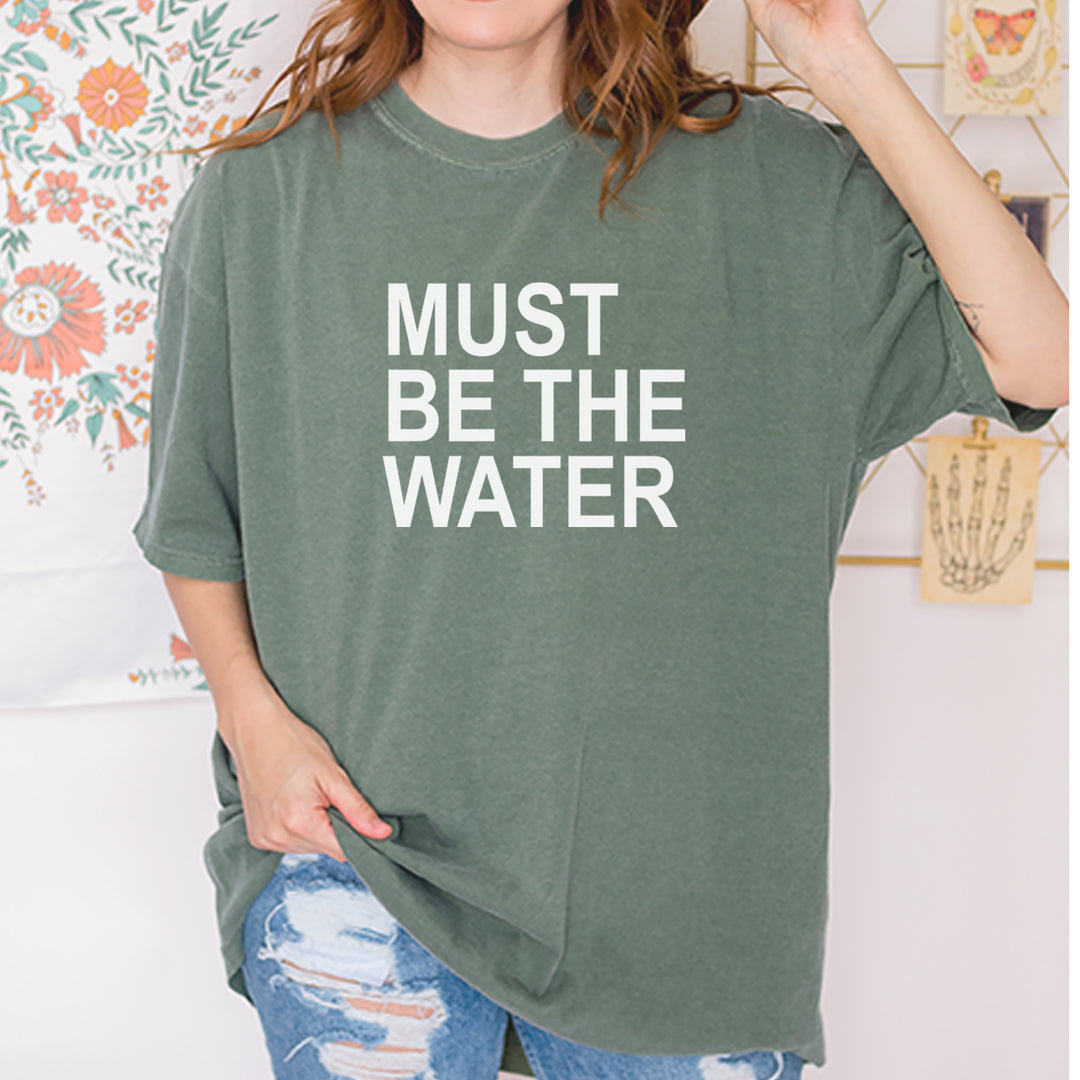 Must Be The Water Funny Racing Meme Vintage Soft Unisex T-shirt 