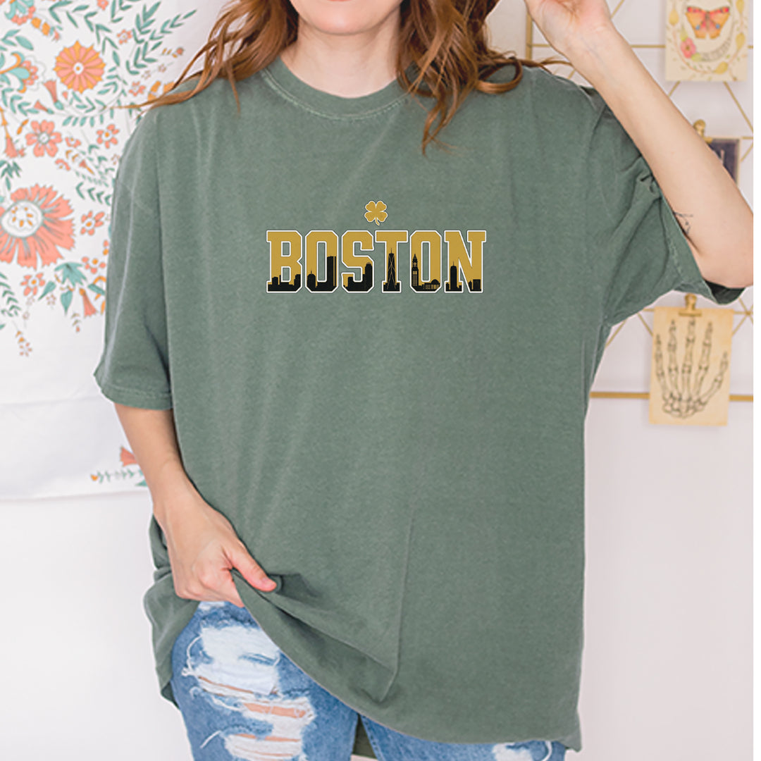 Boston City Pride Irish Vintage Soft Unisex T-shirt 