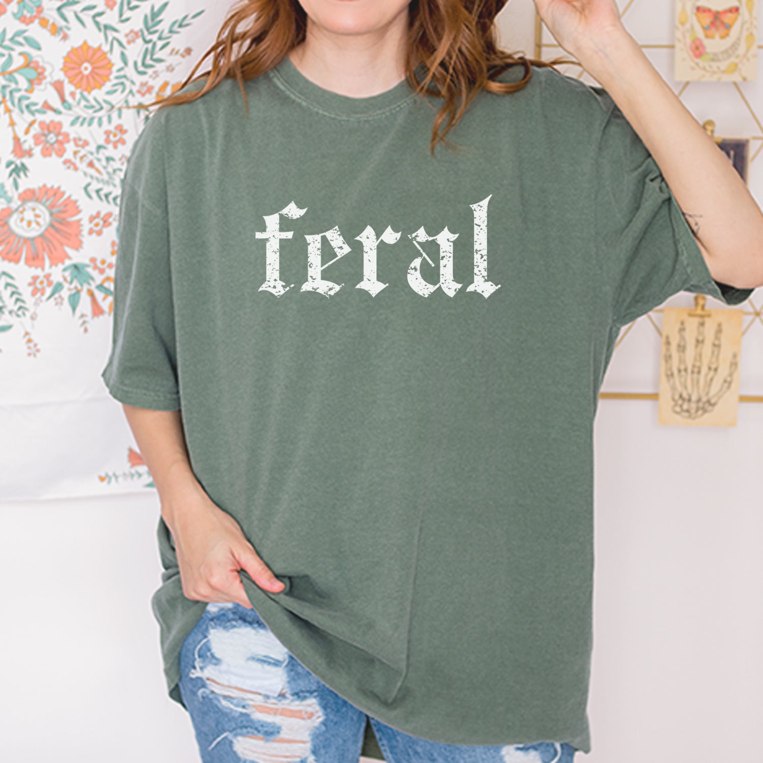 Feral Club Rat Festival Rave EDM Vintage Soft Unisex T-shirt 