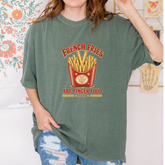 French Fries Are Finger Food IYKYK Vintage Soft Unisex T-shirt 