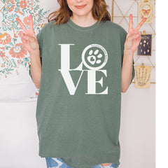 TLC LOVE Dog Rescue Vintage Soft Unisex T-shirt 