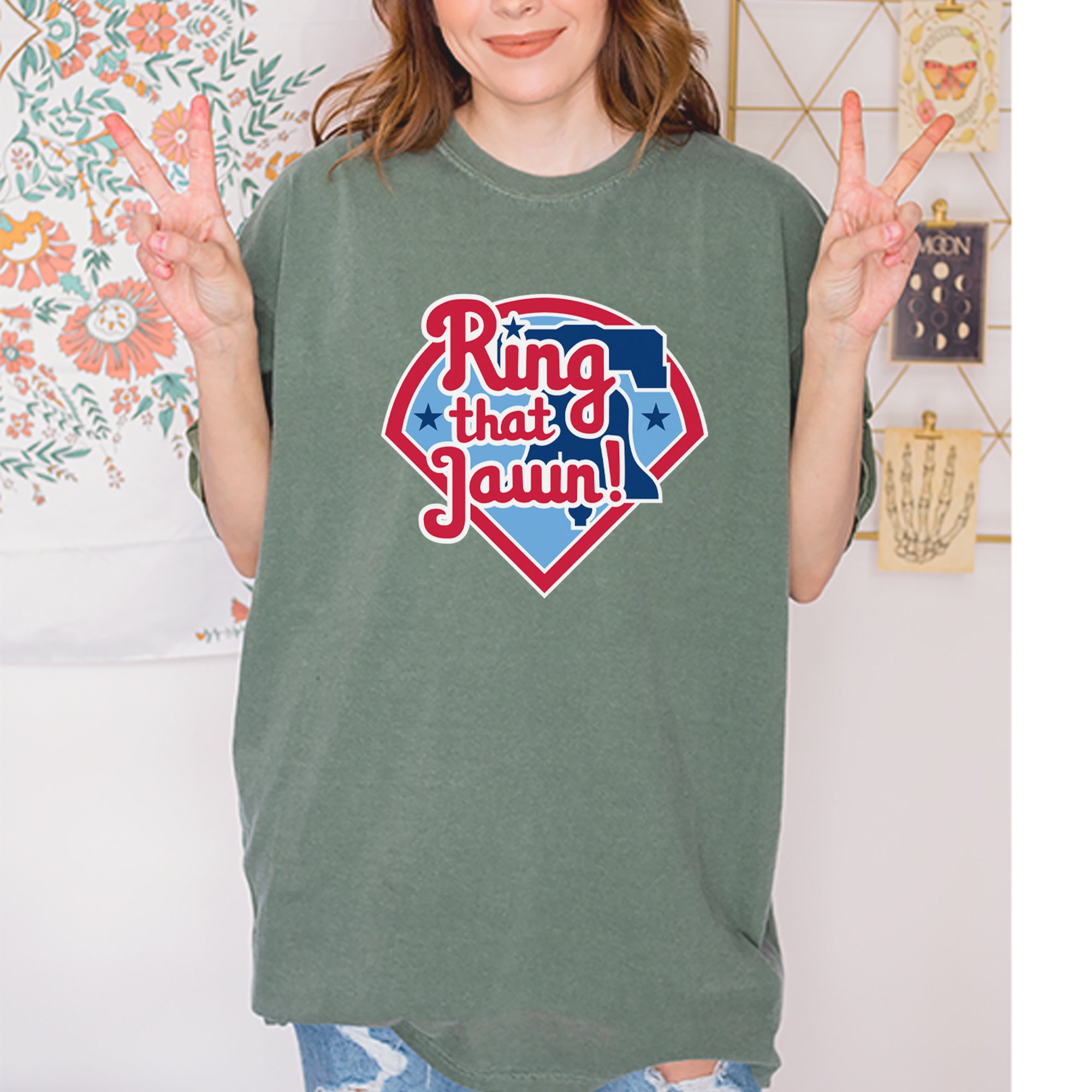Ring That Jawn Philly Baseball Vintage Soft Unisex T-shirt 