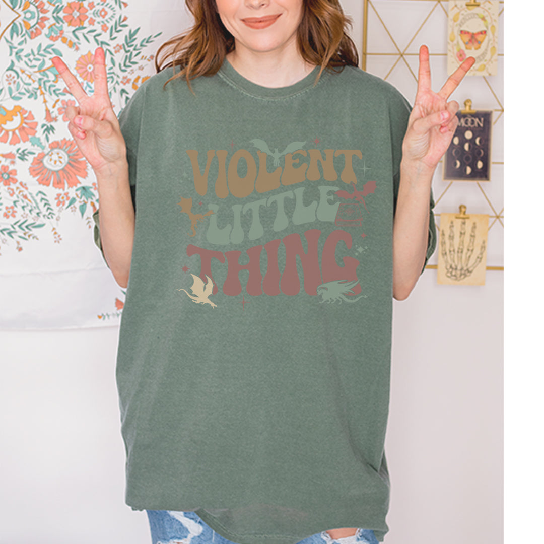 Violent Little Thing Dragon Vintage Soft Unisex T-shirt 