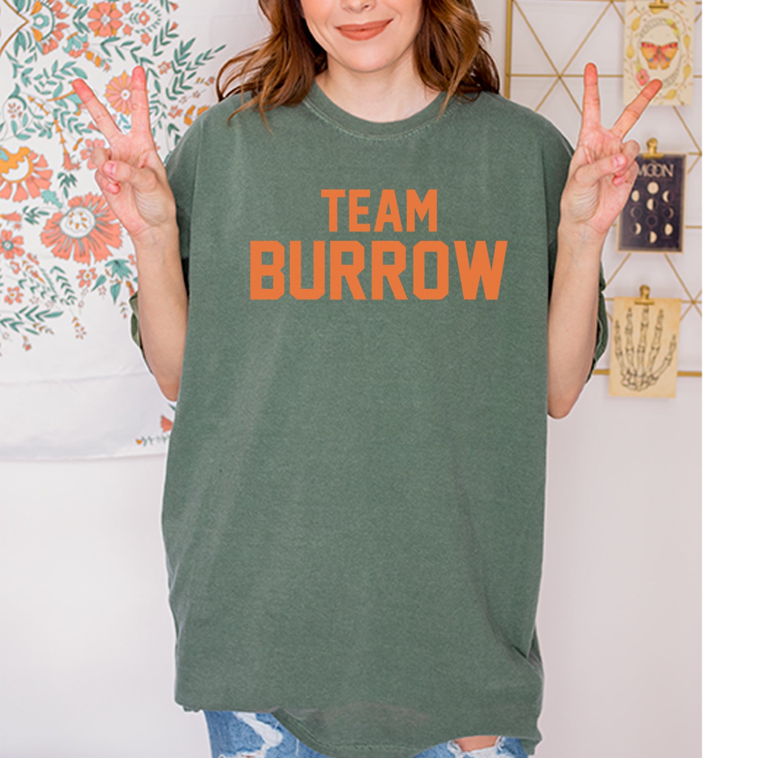 Team Burrow Cincinnati Vintage Soft Unisex T-shirt 