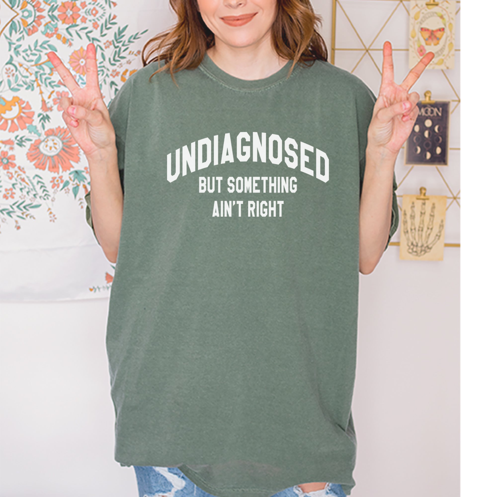 Undiagnosed But Something Ain't Right Vintage Soft Unisex T-shirt 