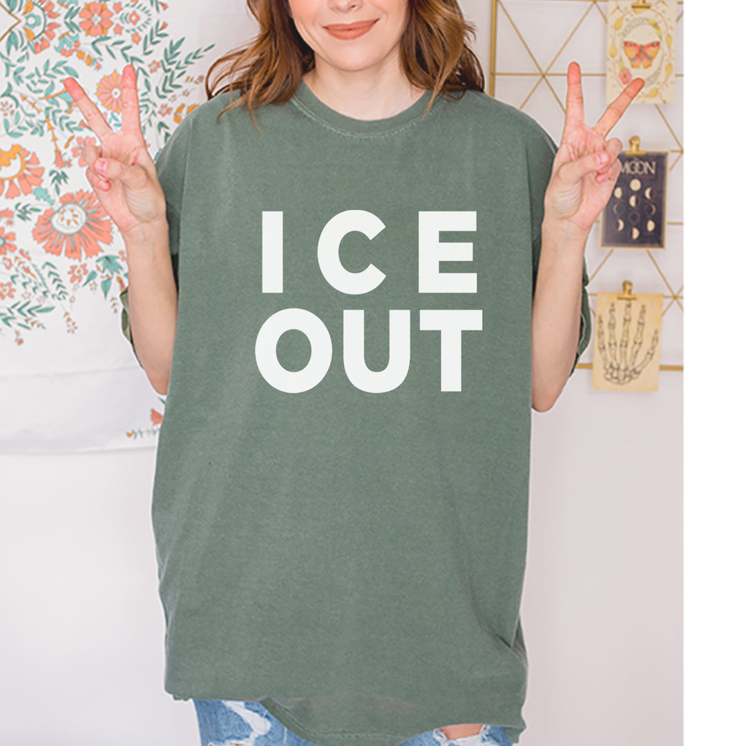 Ice Out Protest Vintage Soft Unisex T-shirt 