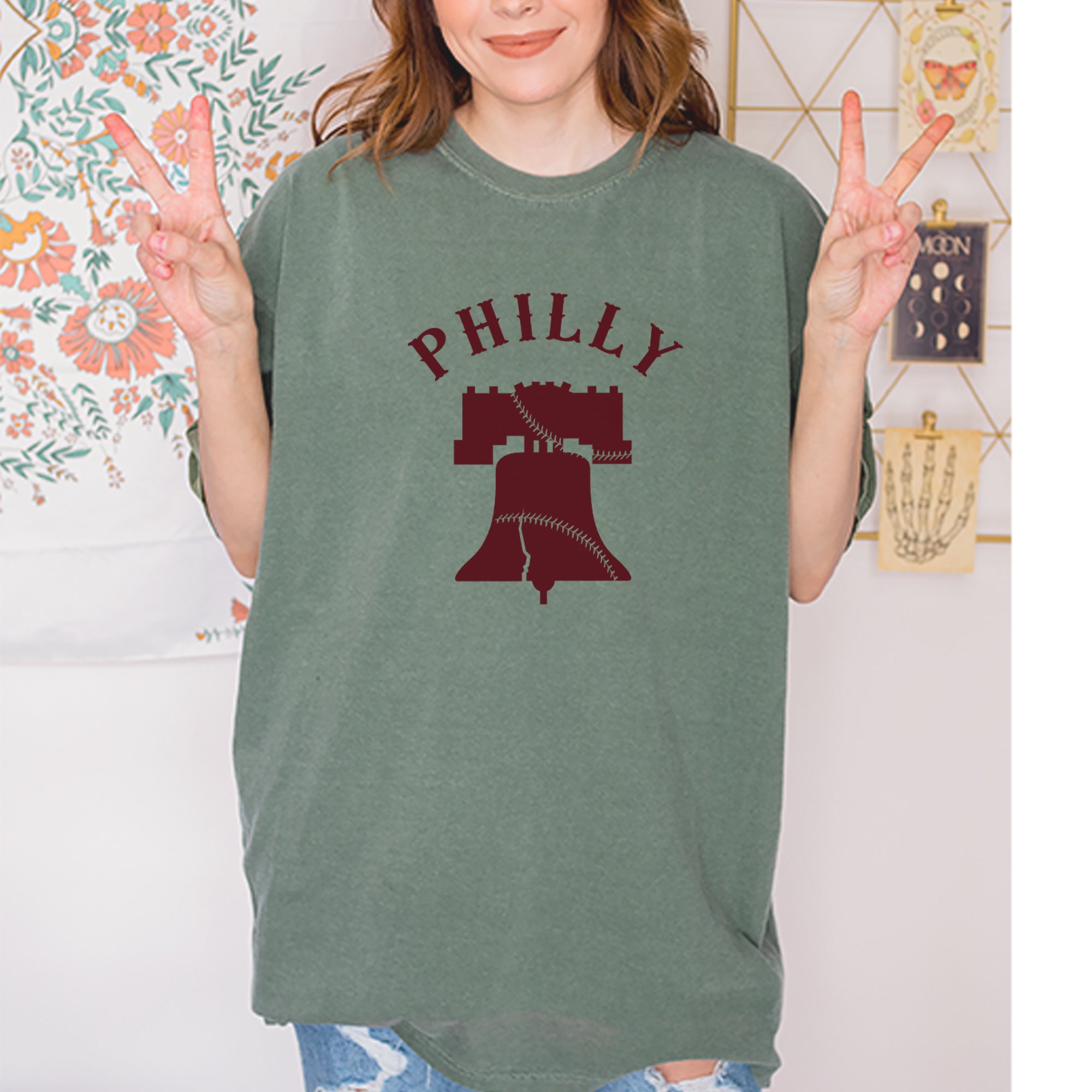 Philly Cracked Liberty Bell Vintage Soft Unisex T-shirt 