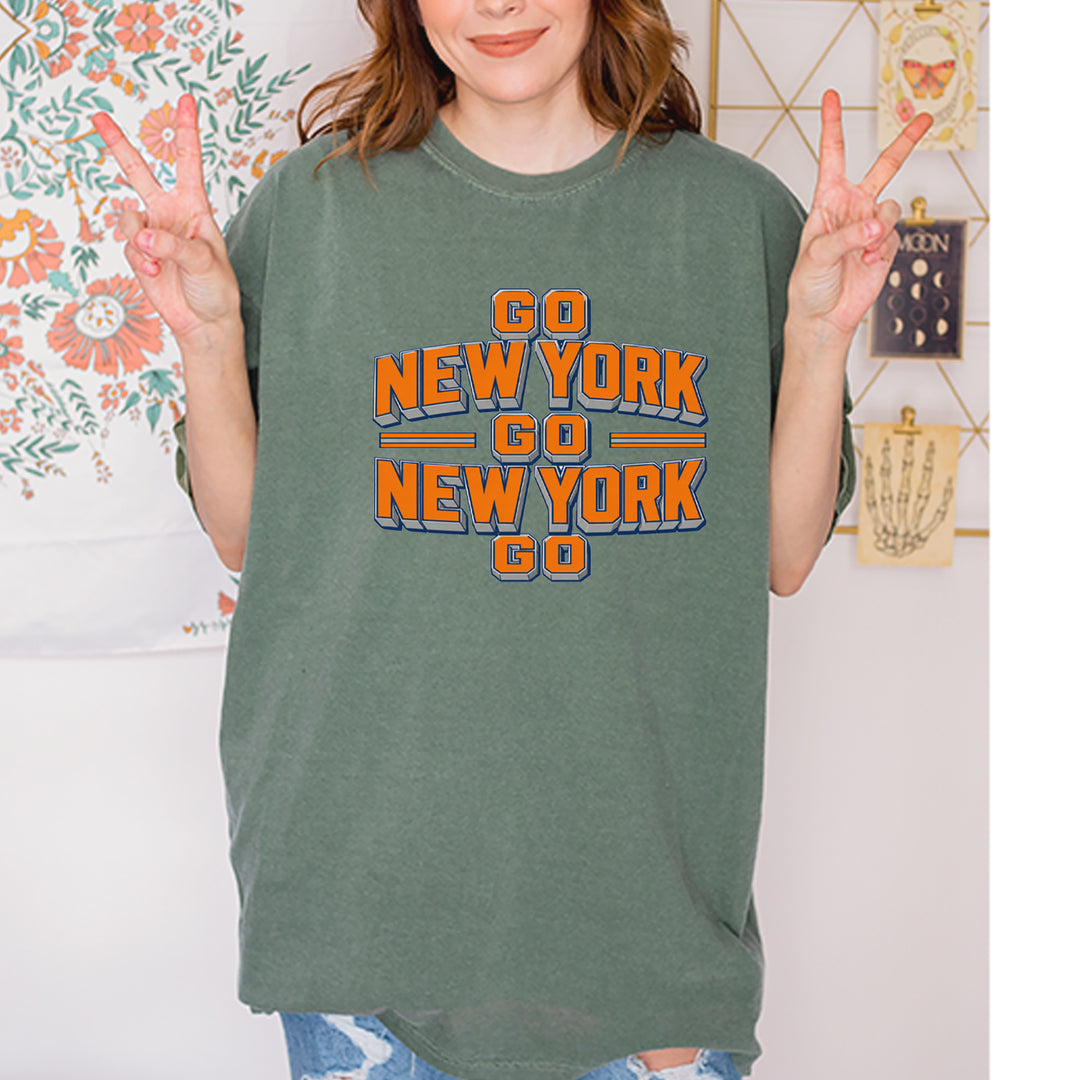 Go New York Go Basketball Vintage Soft Unisex T-shirt 