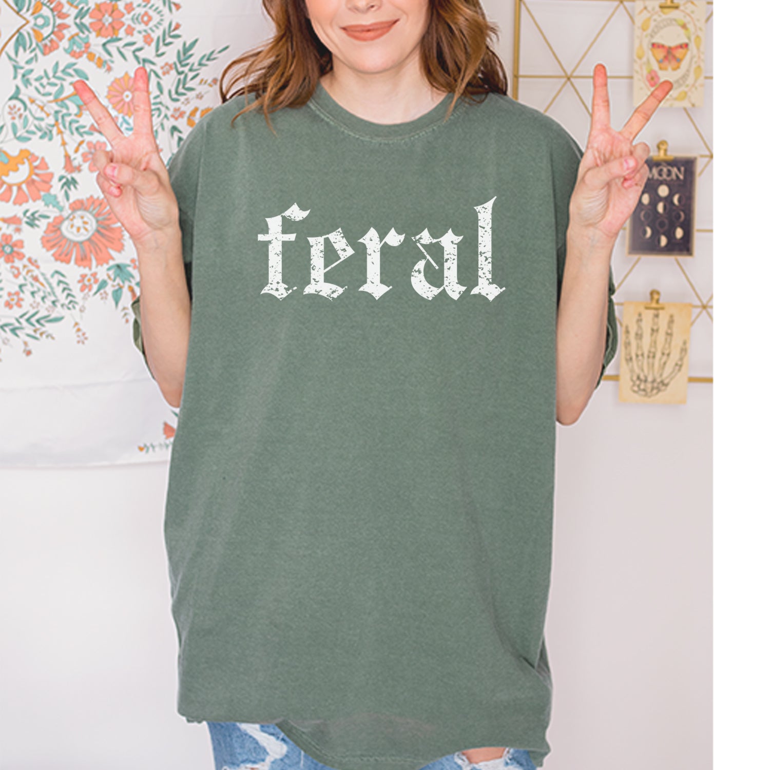 Feral Club Rat Festival Rave EDM Vintage Soft Unisex T-shirt 