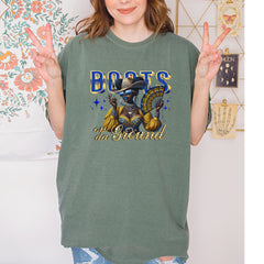 Boots On Da Ground Folding Fan Vintage Soft Unisex T-shirt 