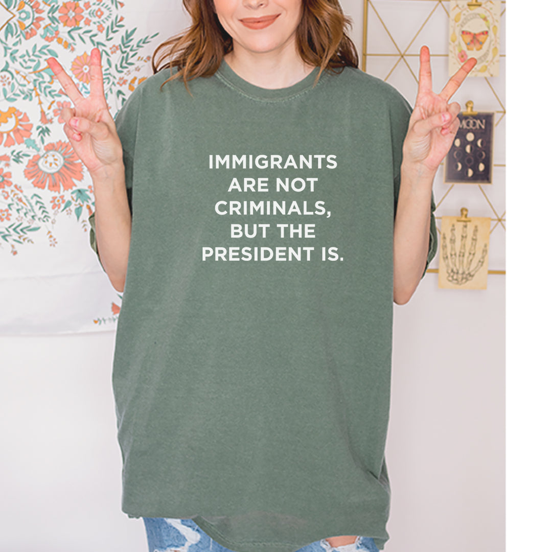 Immigrants Are Not Criminals Vintage Soft Unisex T-shirt 