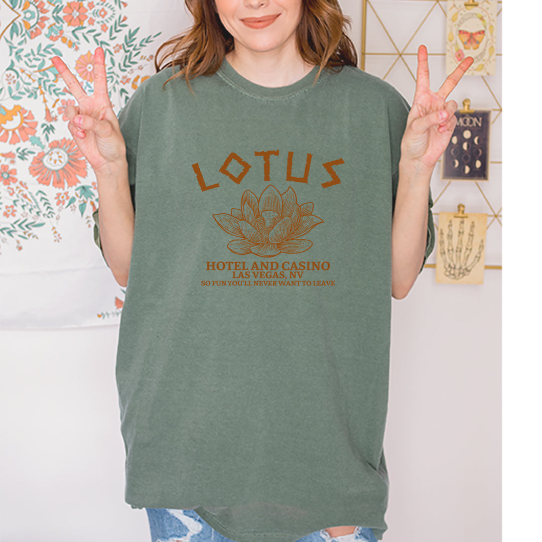 Lotus Hotel and Casino Vintage Soft Unisex T-shirt 