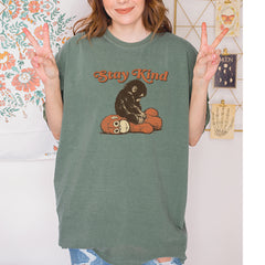 Punch Stay Kind Macaque Vintage Soft Unisex T-shirt 