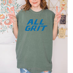 All Grit Detroit Football Vintage Soft Unisex T-shirt 