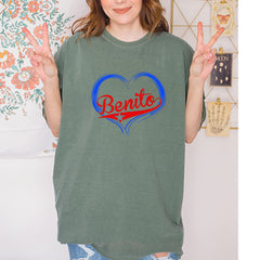 Benito Heart Puerto Rico Vintage Soft Unisex T-shirt 