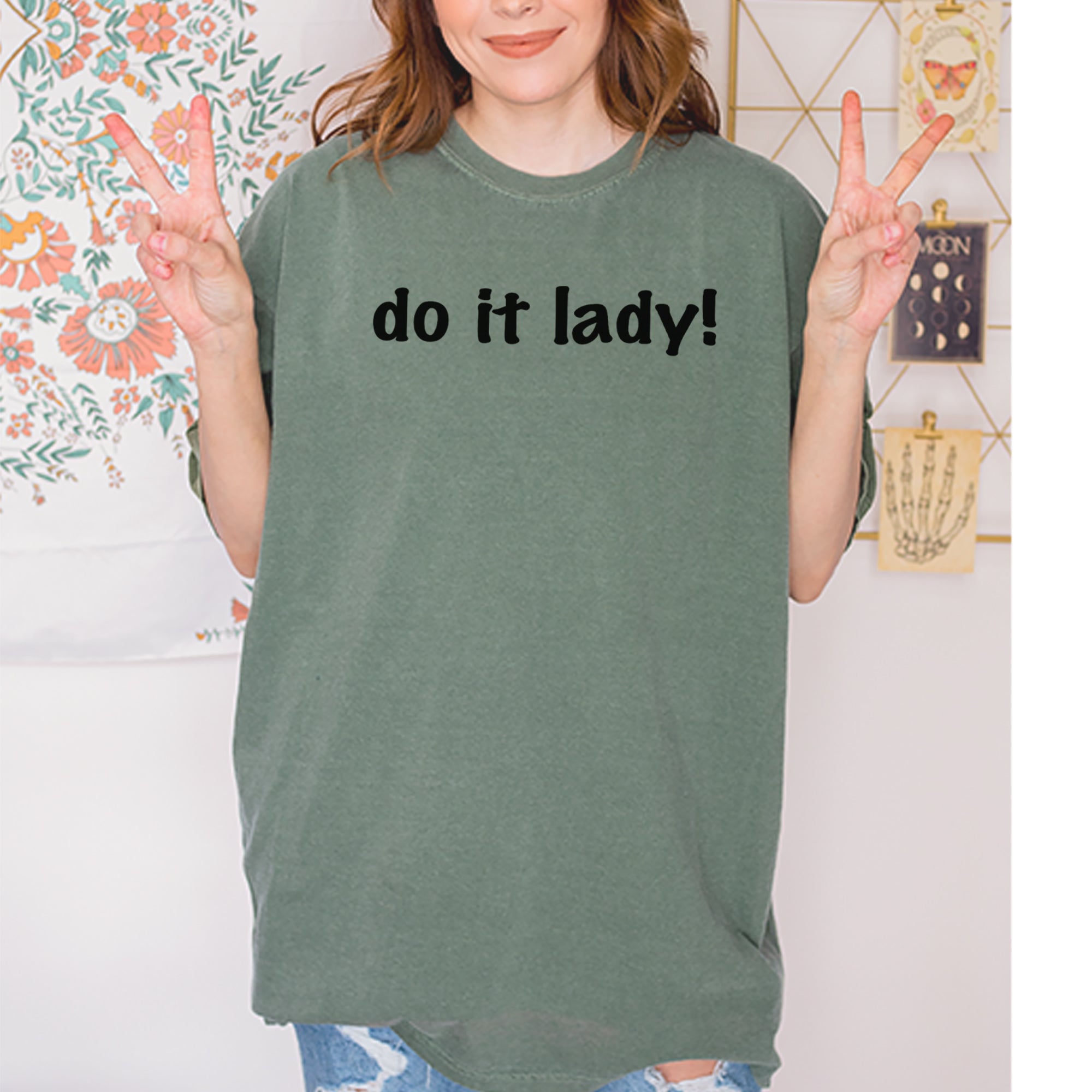 Do It Lady Viral Meme Vintage Soft Unisex T-shirt 