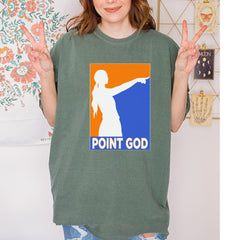 Point God Cunningham Basketball Pointing Meme  Vintage Soft Unisex T-shirt 