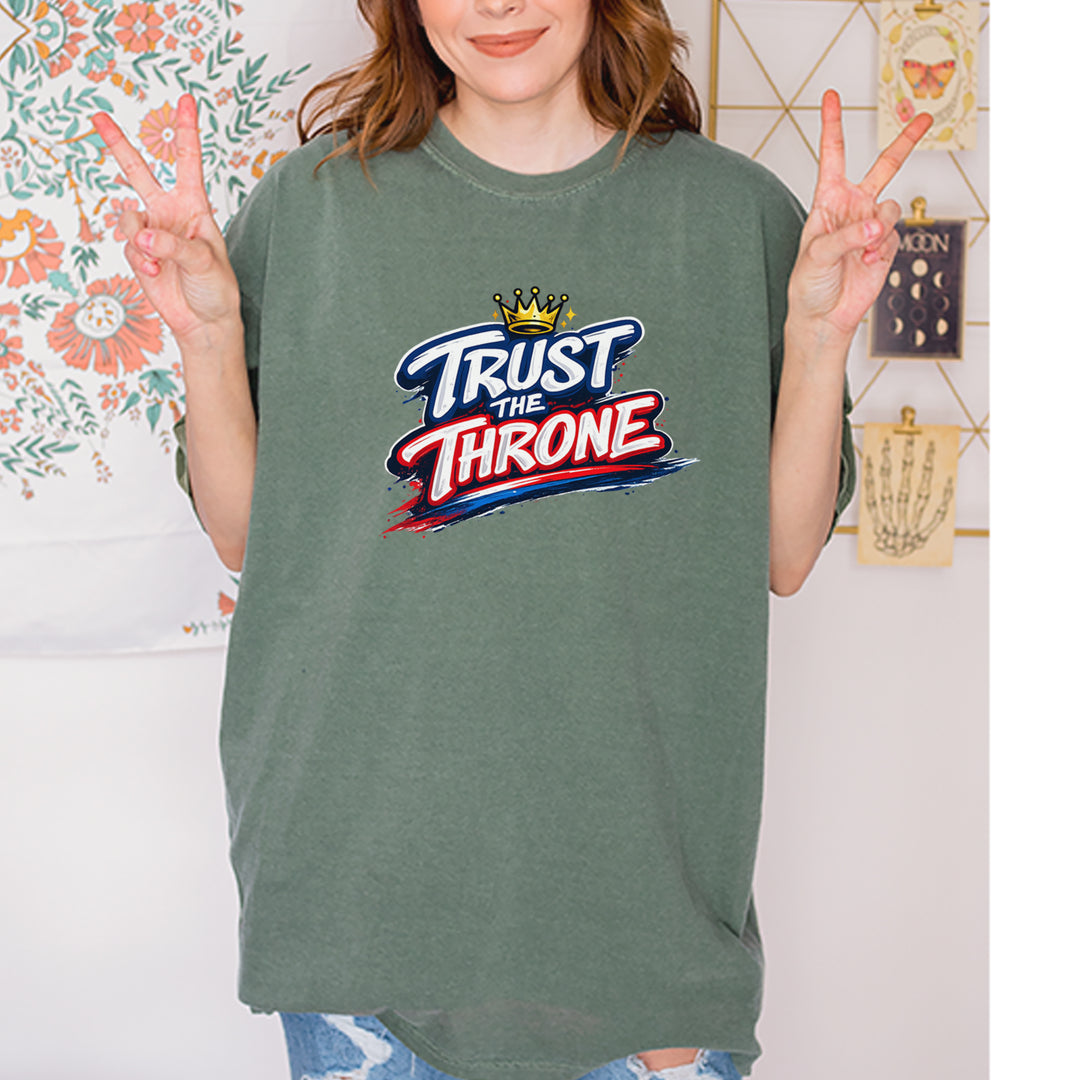 Trust The Throne Crown Philly Hoops Vintage Soft Unisex T-shirt 