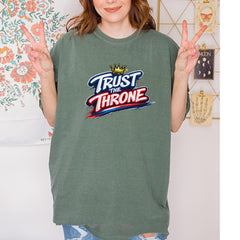 Trust The Throne Crown Philly Hoops Vintage Soft Unisex T-shirt 