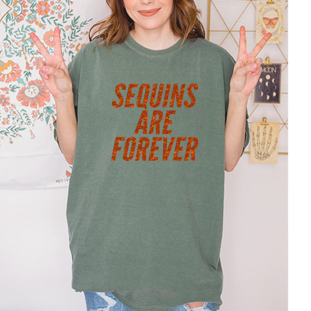 Sequins Are Forever Retro Glam Vintage Soft Unisex T-shirt 
