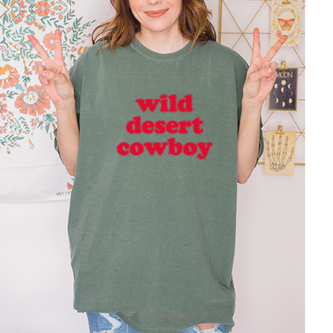 Wild Desert Cowboy Country Vintage Soft Unisex T-shirt 