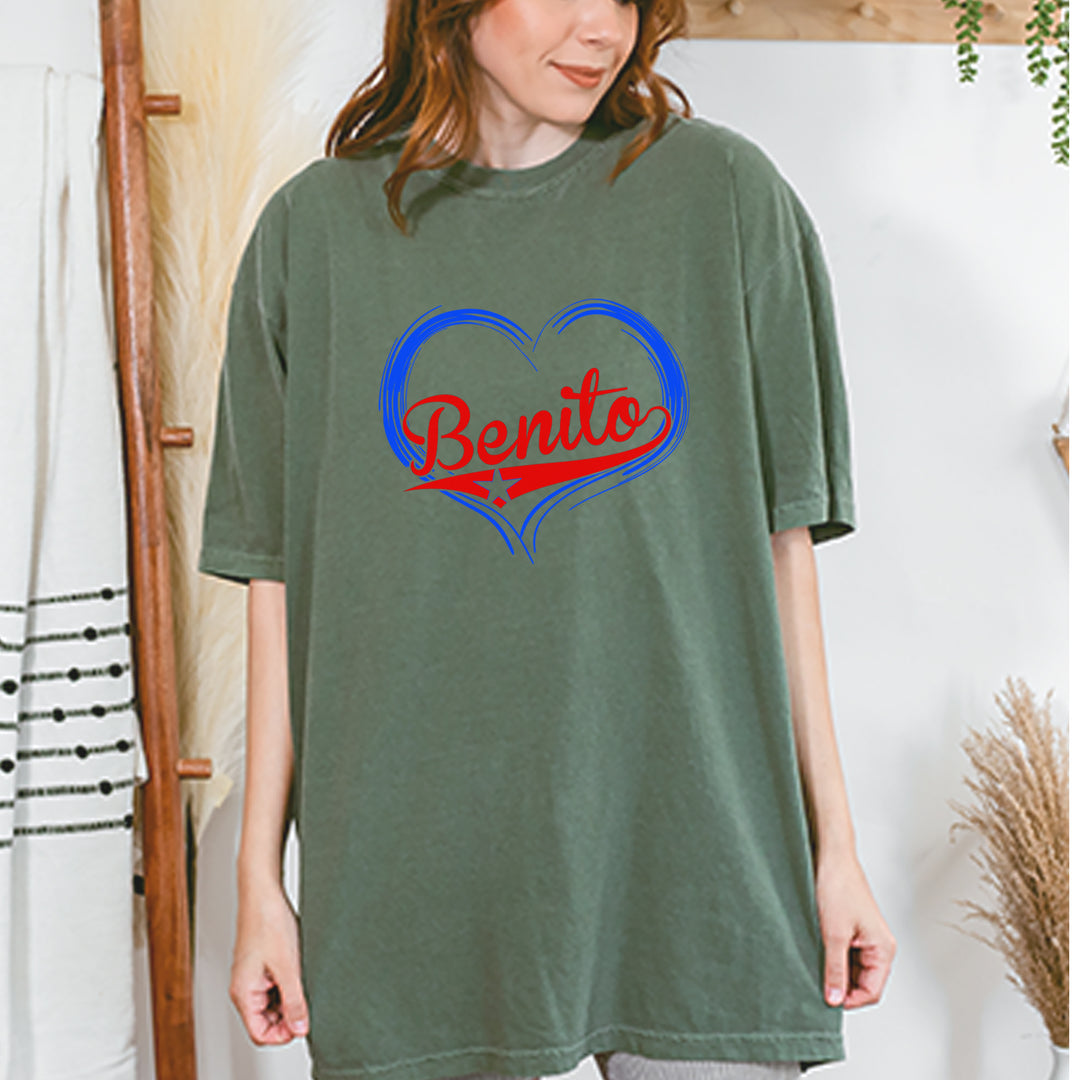 Benito Heart Puerto Rico Vintage Soft Unisex T-shirt 