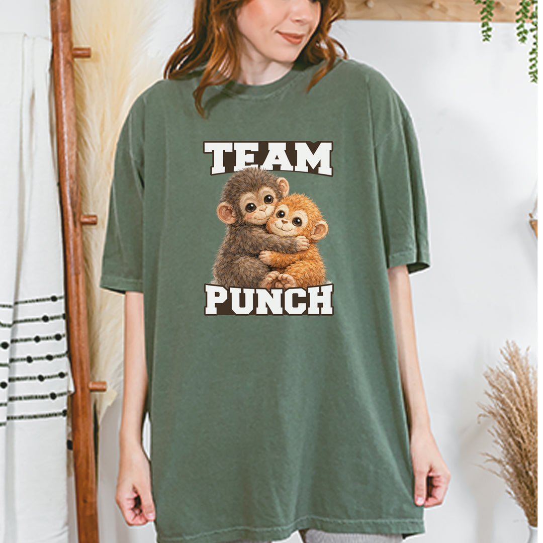 Team Punch Panchi-kun Monkey Vintage Soft Unisex T-shirt 